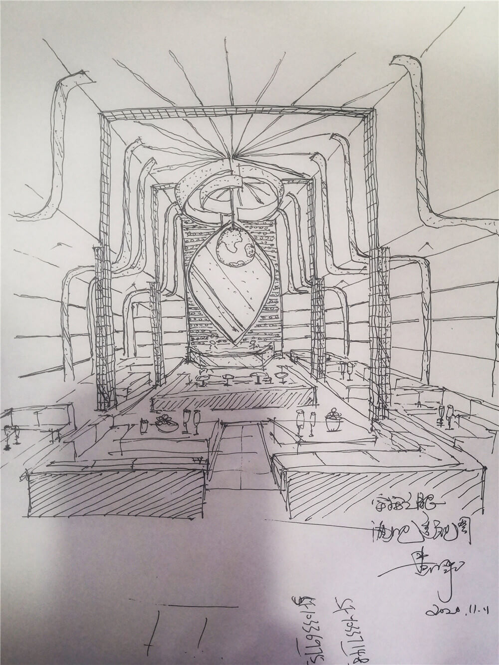 黃兩泉ktv設計手繪 黃兩泉ktv設計手繪