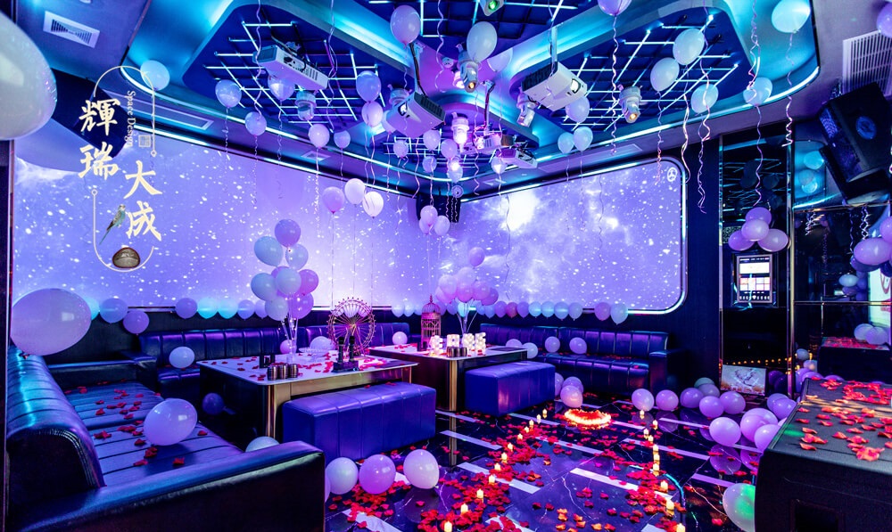 歡樂頌KTV設計現(xiàn)場圖